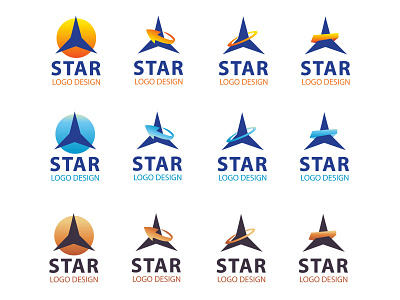 Star Logo design branding design icon illustration illustrator logo vector