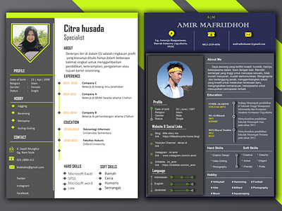 MODERN CV cv cv design cv resume cv resume template cv template darkblue design graphic design green grey illustration typography