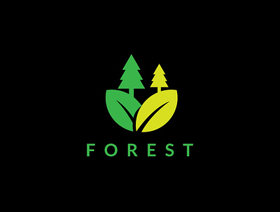 Forest brand brand identity branding business logo clean company logo forest forest logo graphic design graphic design illustrator landscape leaf leaf logo llc logo logodesign logomark modern logo tree logo