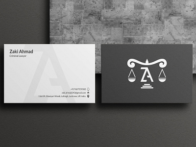 Zaki Ahmad Business Card