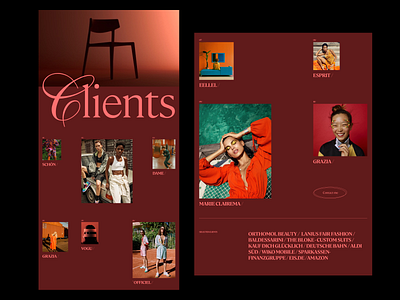 Clients fashion figma landingpage photographer typography ui uiuxdesign webdesign