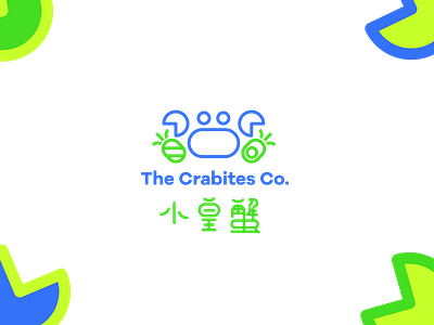 The Crabbie Bites Logo Design 03 · 小皇蟹