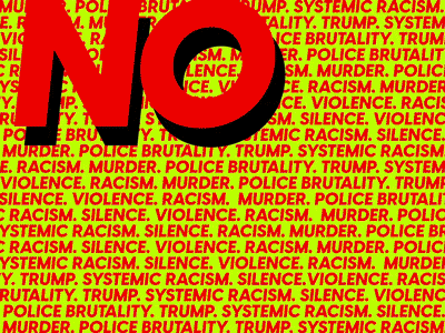 NO! blacklivesmatter defundthepolice endracism policebrutality silence systemicracism