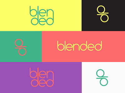 Blended brand branding design illustration logo vector