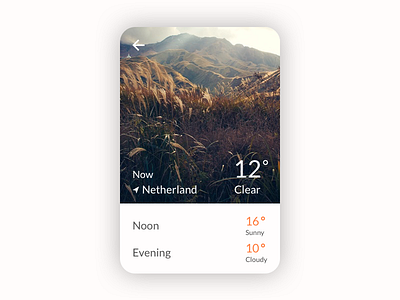 Weather app concept daily ui ui ux weather