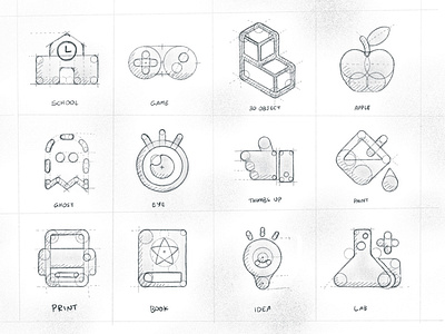 Education Web Icons - Cute and Friendly!