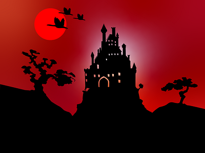 Illustration Darken Night Vampire 🌑 art darken night design dribbble graphic design illustration illustrator vampire vector