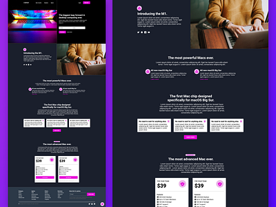 Lpduix-2 landing page UX/UI design figma landingpage ui uxui website