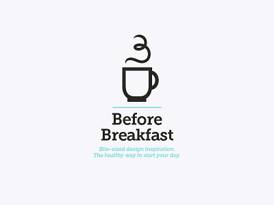 Before Breakfast logo idea coffee illustration logo minimalist