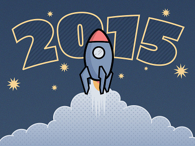 2015 Rocket illustration rocket space