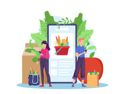 Business Model : Online Grocery Shopping Marketplace ecommerce business ecommerce website ecommerce website builder multivendor marketplace software