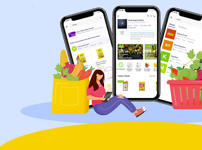 Build Fruits & Vegetables Grocery Ordering Software For Store ecommerce app ecommerce business ecommerce website builder