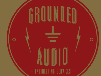 Grounded Audio logo retro