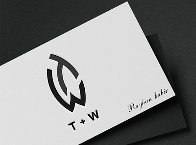 T W Logo animation branding design editing graphic design illustration logo manipulation ui vector
