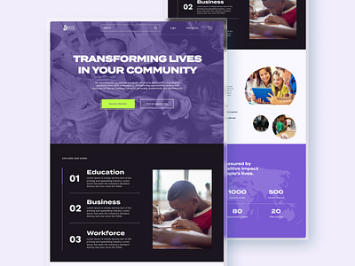 SOAR NGO | Website Design ui ui design ui ux design web design website design