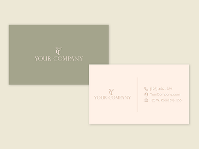 Minimalist Business Card Mockup