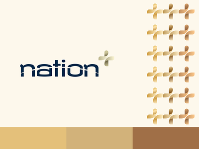 Logo Design 3d branding business logo butterfly design font logo graphic design horizon illustration illustrator immigration logo nation plus typography ui ux vector