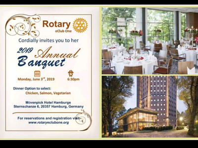 Rotary eClub One design invitation