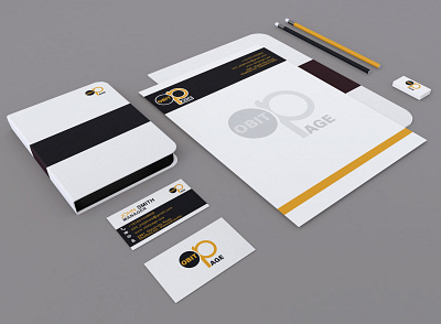 Mockup 2 brand identity design stationary