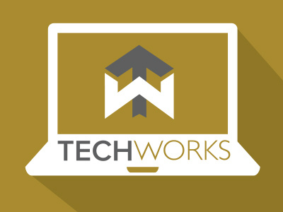 TechWorks logo logo