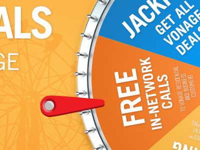 Vonage Deals Wheel