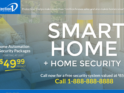 Home Automation splash page gradient hero home automation home security landing page splash page