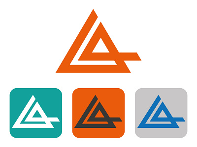 A letter logo design and App icon branding design flat graphic design illustration logo minimal t shirt typography ux vector