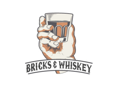 whiskey minimalist logo