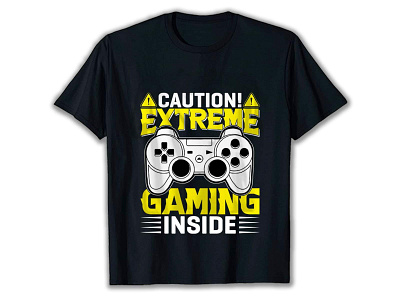 Gaming T-shirt design animation branding gaming t shirt design graphic design motion graphics t shirt t shirt design vintage t shirt design