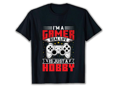 Gaming T-shirt design branding design gaming t shirt design graphic design illustration t shirt design typography typography t shirt design