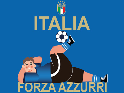FORZA AZZURRI!! 2021 art deisigner design football game illustration italia mastra socce sport uefa