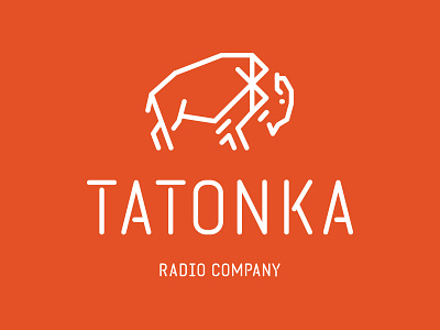 Tatonka Logo bison bluetooth buffalo bull logo radio rounded font tatonka