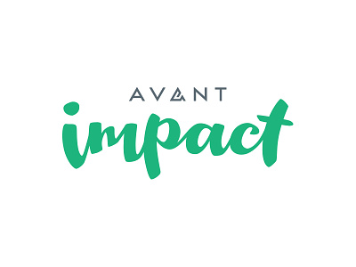 Avant Impact Logo logo philanthropy service