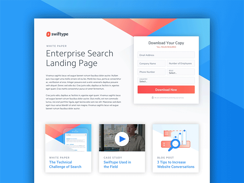 Branded Landing Pages