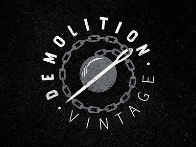 Demolition Vintage Circle Lockup