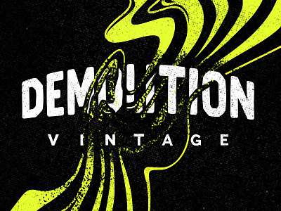 Demolition Vintage Psychedelic Branding
