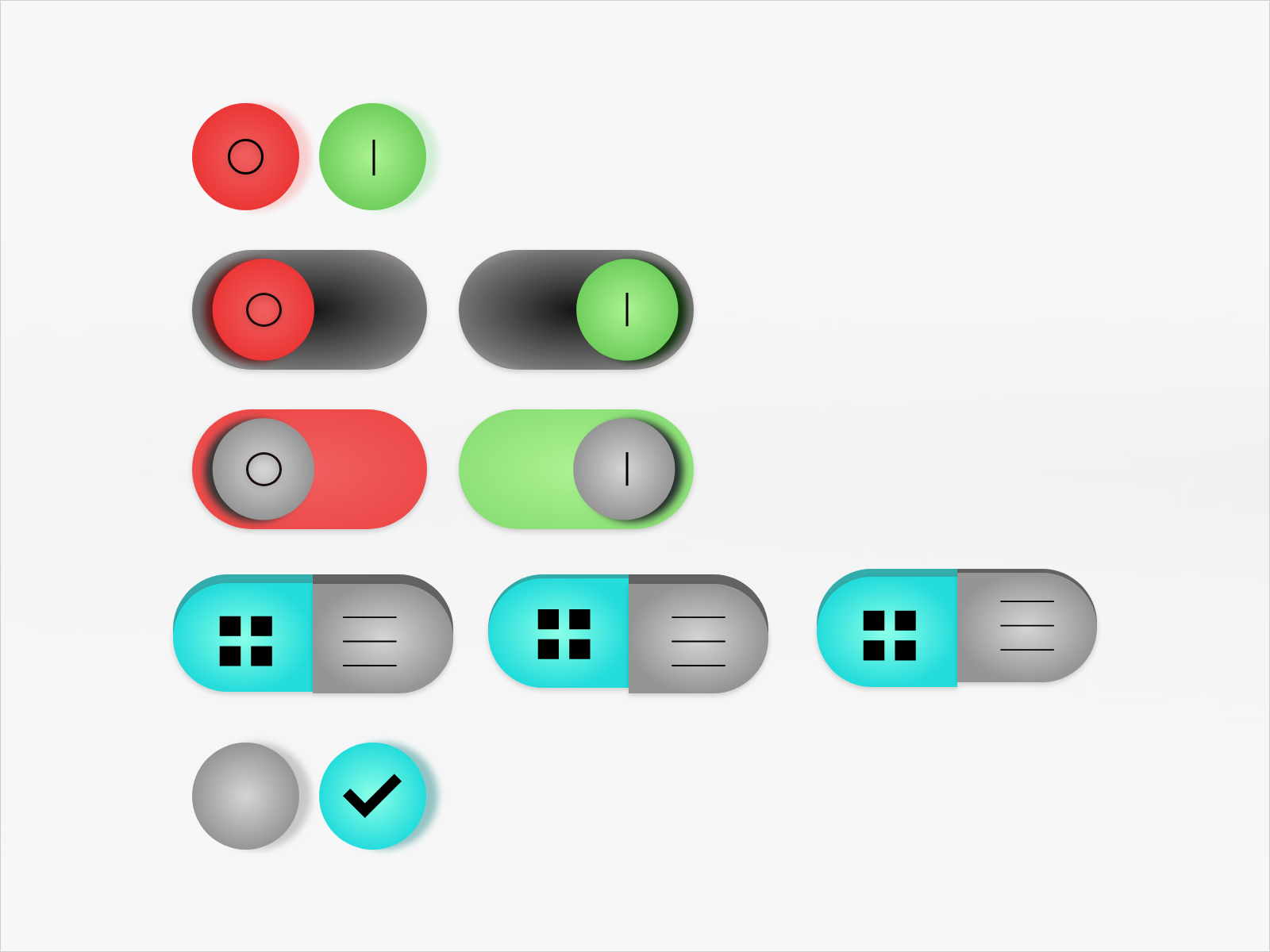 Daily UI 015- On/Off Switch by Kimber Capuchino on Dribbble image.