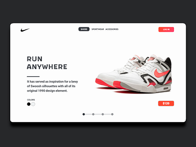 Nike Shoes Shop Concept