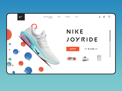 Nike Joyride Landing Page