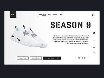 Nike Sneaker Landing Page