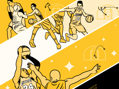 The Kobe Assist basketball illustration