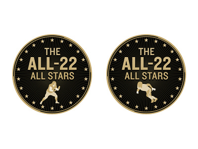 All-22 All-Stars badge football logo nfl