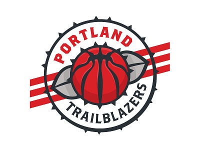 TrailBlazers logo concept by Michael Weinstein on Dribbble