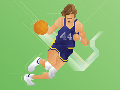Pixel Pete basketball nba polygon