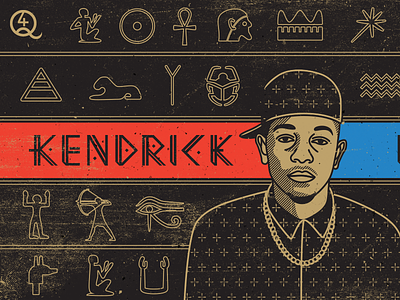 KDot hieroglyphics hip hop illustration kendrick lamar rap