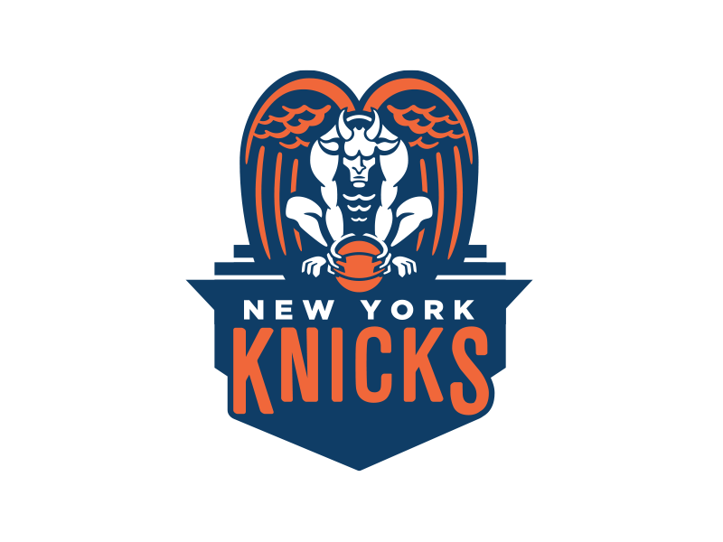 NBA Logo Redesigns: New York Knicks by Michael Weinstein on Dribbble