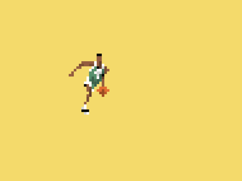 Dee Brown animated basketball dunk dunk contest gif nba pixel
