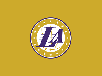 Nba Logo Redesigns: Los Angeles Lakers By Michael Weinstein On Dribbble