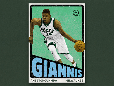 Giannis Card basketball bucks card giannis milwaukee nba player vintage