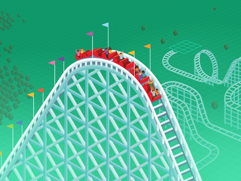 Rollercoaster Tychoon by Michael Weinstein on Dribbble